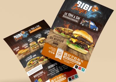 Flyer Bibi Burger