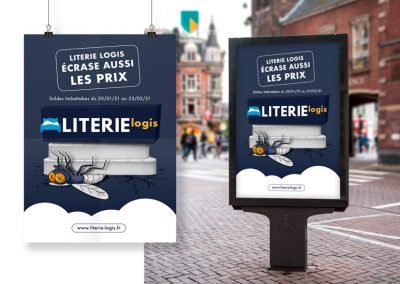 Affiche Literie Logis